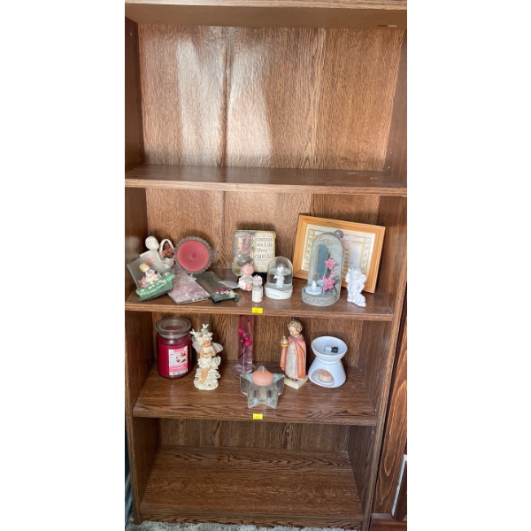 Gramma's Goodies Shelf W/ Every Trinket We've ever bought Gave or Found for Gramma