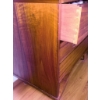 Image 4 : Mid-Century Modern Solid Wood Chest of Drawers with Upper Cabinet
