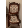 Image 1 : Gorgeous Wooden and Cloth Rocking Chair (Folds Up) - 17W, 30D, 30T
