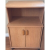 Image 2 : MDF Microwave Cart 24 W, 16 D, 36 T, 29.5 W, Shelf 13.5 D, 38.5 T, Shoe Rack 22.5 X 64