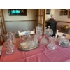Image 1 : large collection of various crystal pieces, pinwheel, including certain plates, candy dishes, vases,
