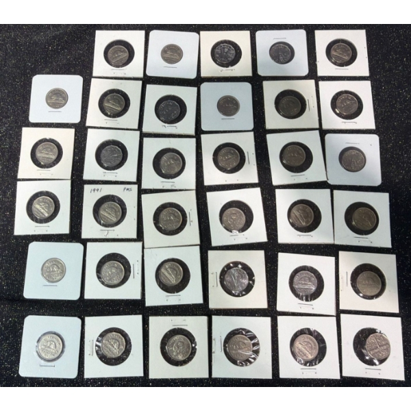Collection of Canadian Nickels