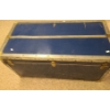 Image 3 : Antique Steamer Trunk w/ Key 34 w, 16.5 d, 17.5 h