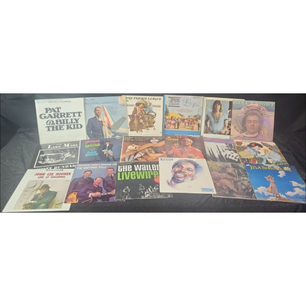 Assorted Records, Various Genres: Gary Wright, The Lettermen, John Lee Hooker, Billy Ocean and More!