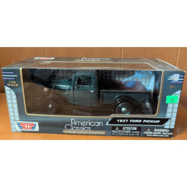 Motormax 1937 Ford Pickup American Classics Diecast Model in Original Box