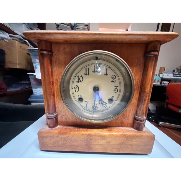 antique chime clock cabinet number one The, New Haven clock company Toronto Ontario working I heard 