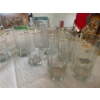 Image 3 : Set of 7 Gold Rimmed Tumblers, Set of 7 Gold rimmed High Ball Glasses, New