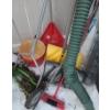 Image 2 : Jobmate Wheelbarrow 36 L, 26 W, Manual Mower, Rake, Metal Caging and More!