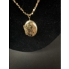 Image 2 : 10k Gold Chain with Hand Made Locket, Ladybug earrings and bracelet