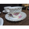 Image 4 : Set of Teacups w/ Saucers - Roy Kirkham, Castle China, and More! 