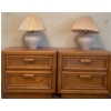 Image 1 : Pair of Nightstands w/ Lamps 