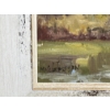 Image 2 : Margaret Klappstien "Fall on Lake Astotin" Original Oil 14Wx12H