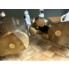 Image 3 : Solid Brass Cats (Pair, Tallest is 7.5 Inches) Plus Assortment of 4 Bone China Cats (Damage) 