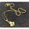 Image 1 : 10K Gold and Opal Necklace (total weight 2.1g)