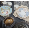 Image 7 : Decor Incl: Crystal Vase 4.5" Diameter, 8 T, Murano Glass Dish 8" Diameter, Plates and More!