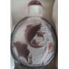Image 1 : Wang Xisan Ji School Reverse Painting of Black Fish Snuff Bottle