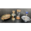  Vintage Gorgeous Multicolor Oil Lamp (10T), Serving Tray, Candle Holder, and More 