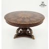 Image 1 : Maitland Smith Round Side Table Regency / Empire Revival 38D x 29T 
