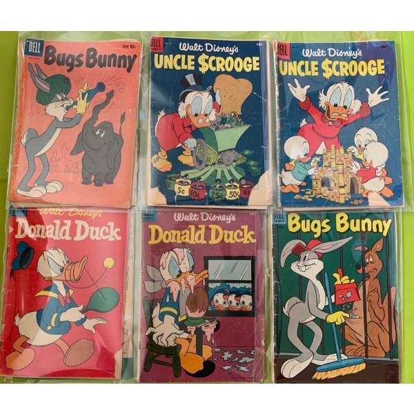  Collection of Comic Books Donald Duck Bugs Bunny & More 12 Count