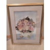 Image 2 : Ahrweiler's Framed Art Print 'Rosenbouquet  24"x32" w/ Decorative Floral Bowl