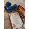 Image 2 : Assorted Household Decor Including: Ceramic Swan, Small Prints, Magnets, Thermometer, Wall Clock