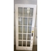 Image 1 : White Door w/ Glass Paneling - 30W, 1.5D, 77T