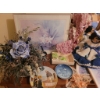 Image 2 : Decorative Wall Art, Crocheted Dolls, and Ceramic Plates