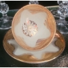 Image 3 : Crystal Glasses & Various Fine Bone China Decor Pieces, Bavaria Teacup + Saucer Sets 
