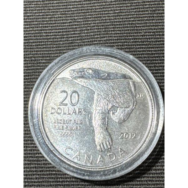 2012 Fine Silver Canadian 20 Dollar Coin