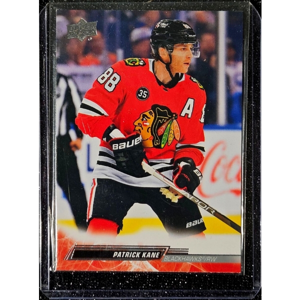 Patrick Kane - 2021-22 Upper Deck "SP Authentic" #290 *TRIPLE-ERROR CARD*