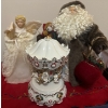 Image 1 : Seasonal Decor - Saint Nick Angel Figurine & Christmas Carosel
