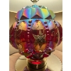 Image 2 : Carnival Glass Table lamp In Marigold Iridescent Glass 3 Way
Set of two