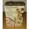 Image 2 : Collection Of Home Decor  Incense Holder, Treasure Chest Box & Candle Display w/Saying 