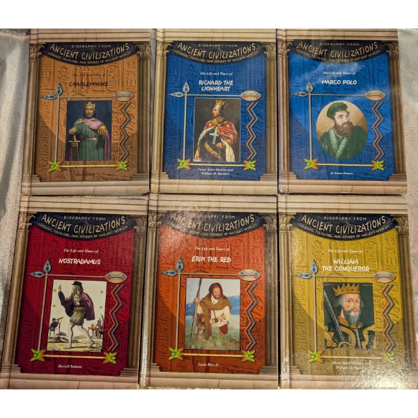 Six Ancient Civilizations Books Featuring Historical Figures
