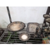 Image 5 : Large Brass and Silver Plated Tableware and Goblet Collection