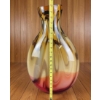 Image 2 : Hand-Blown Art Glass Vase, Multicolour Swirl, 21" Tall