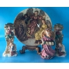 Image 1 : Angel Home Decor - 3D Decorative Plate (10W) on a Decorative Stand, Candle Holders, Angel Figurine 