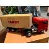 Image 6 : Vintage RadioShack semi made in Hong Kong in good condition along with a little yellow van toy, fire