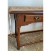 Image 2 : Sklar & Peppler Walnut Console Table w/ Tasseled Runner 42x28