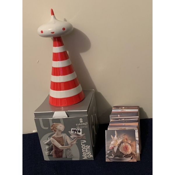 LLADRO Porcelain Tree Topper 'Friends w/ You'  & LLADRO Memory Game + 8T 