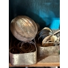 Image 4 : Heavy duty, wood shelf with all contents, including vintage tractor, parts, nuts, and bolts 
