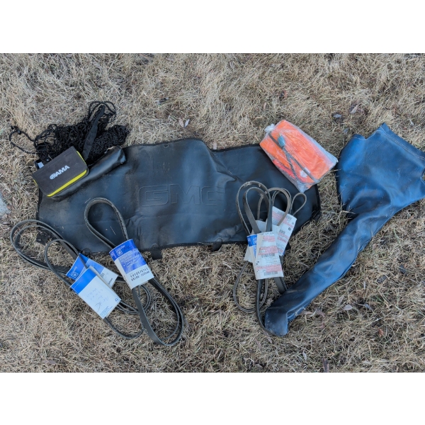 GMC Maitenence - Hydraulic Jack New Net Box Cover Grill Cover & more