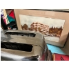 Image 5 : Two toasters and iron and an old tin canteen, Red Cross storybook Canadian electrical cord part one 