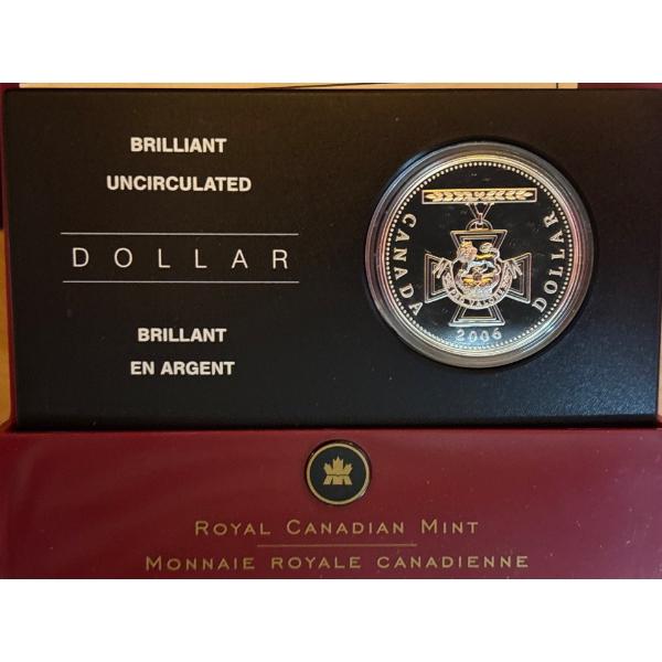 2006 $1 Victoria Cross, 150th Anniversary - Pure Silver Dollar