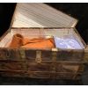 Image 3 : Vintage Pirate Chest, Including Contents (Exterior Very Torn & Latches Broken) - 34W, 20D, 22T