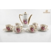 Image 1 :  Vintage Victorian Couple Children's Tea Set, Giftcraft Japan In The 1970s. 