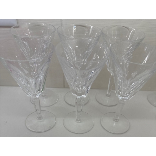 Waterford Crystal Sheila Pattern Sherry Glasses (6)- 5.5 inches Tall
