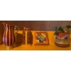 Image 1 : Collection Of Home Decor, Candle, Matching Vases  -Wade Empress England *