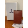 Image 1 : Lladro Porcelain Planning Marron Tan Leather Pocket Wallet 5T