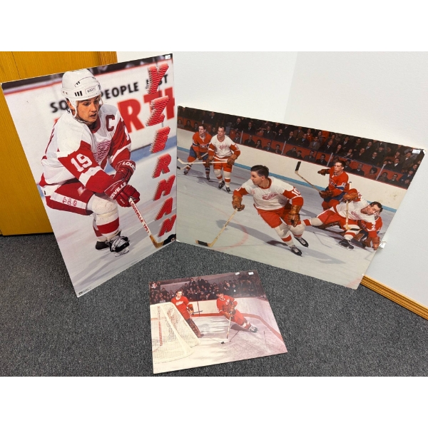 Detroit Red Wings Posters, Including Steve Yzerman, 21"x 34"